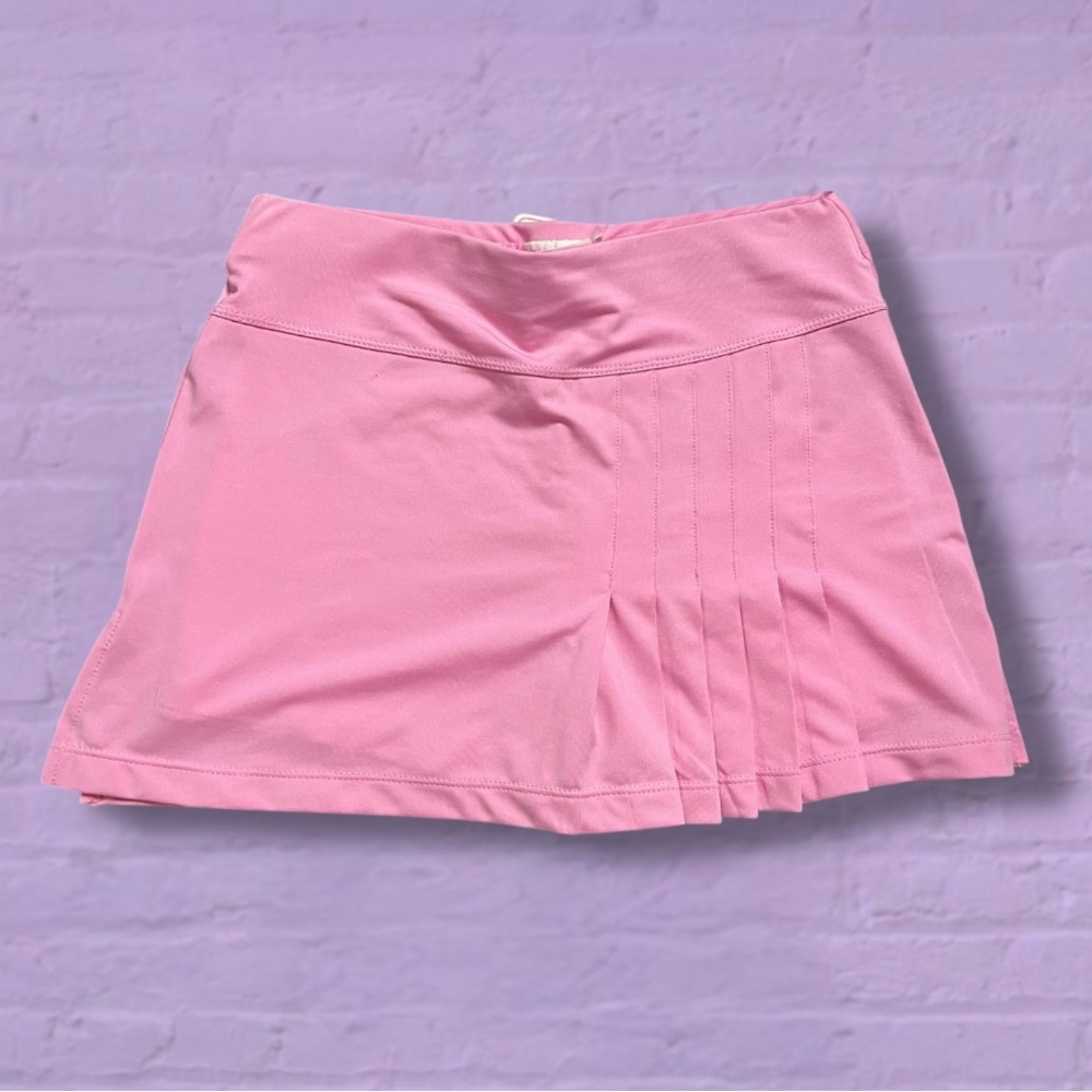 Pink Pleated Women's Skirt